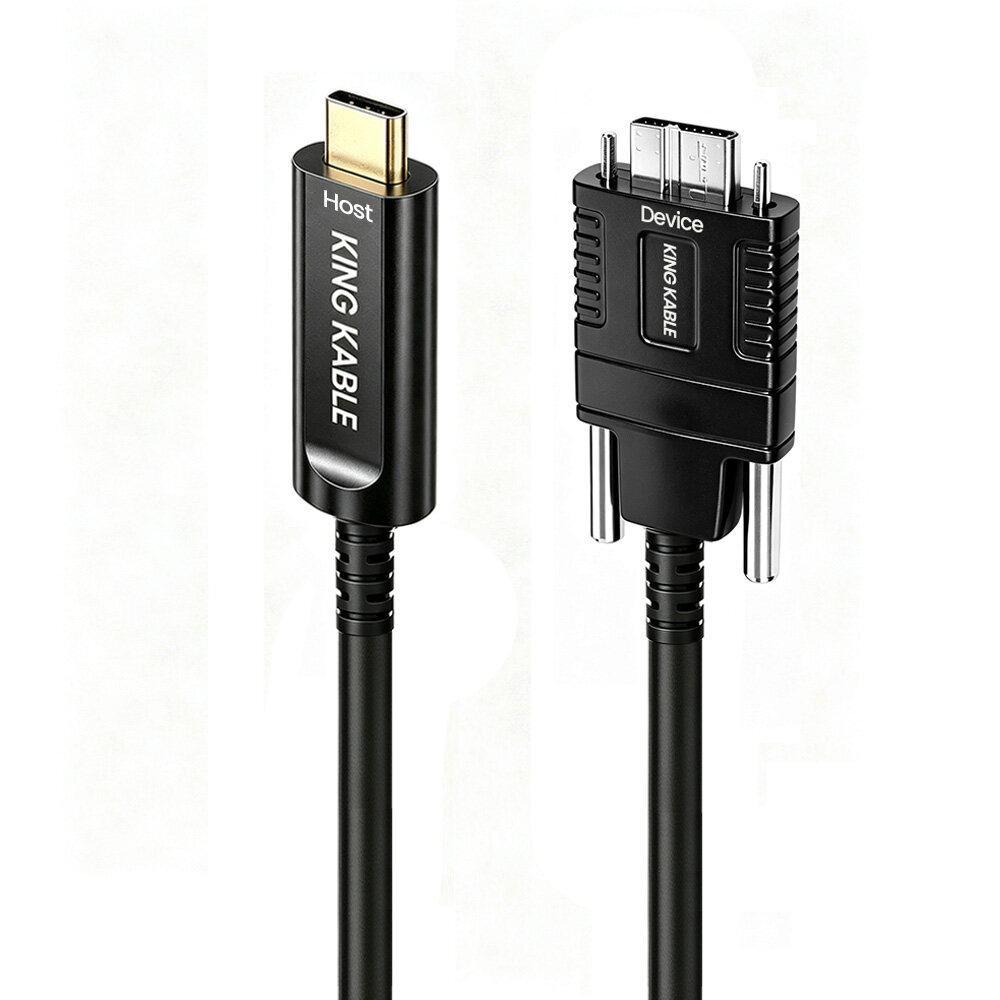 光纤USB3.1 Gen2 Type C公转Micro B公数据线