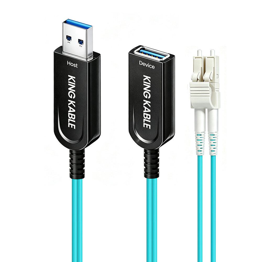 纯光纤USB3.1 Gen2 A公转A母延长线不带备用供电口LC分体版