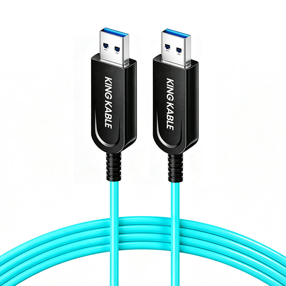 Pure Optical USB3.1 Type-A M-M Extension 5Gbps Lossless for Medical Security Data Transmission 50m/100m USB046