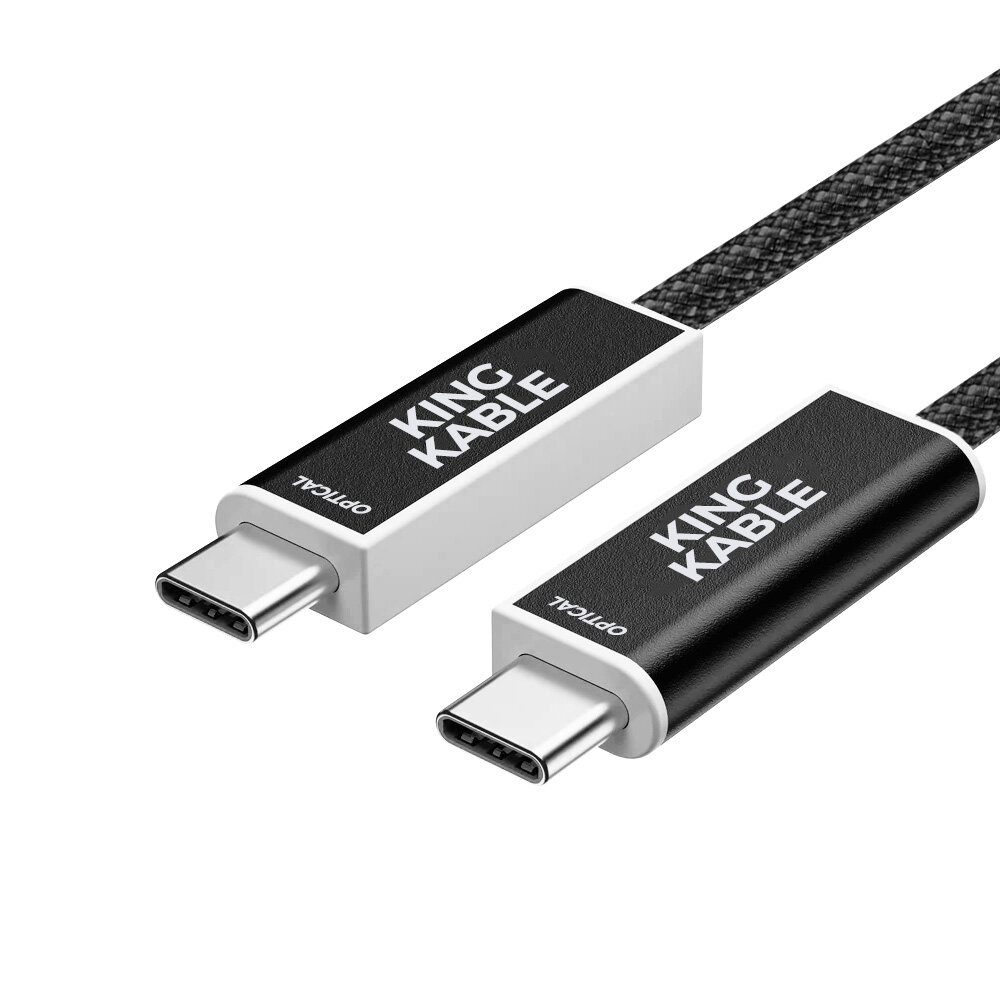 最长可达30米 KING KABLE珑骧光电发布光纤USB4全功能数据线支持40G+8K+240W