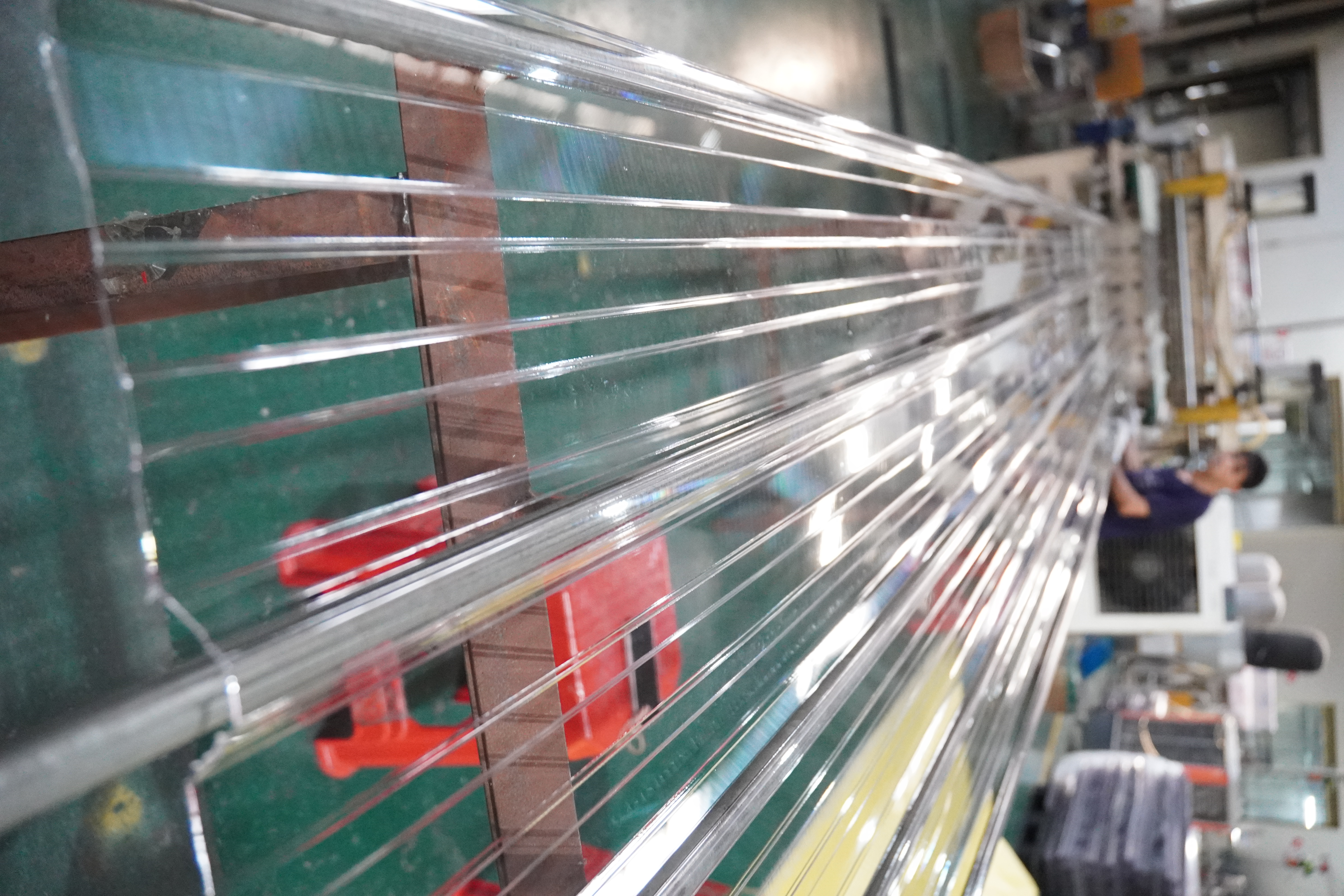 PC Corrugated Sheet Manufacturing Process 5 - Yilink Factory Production Line