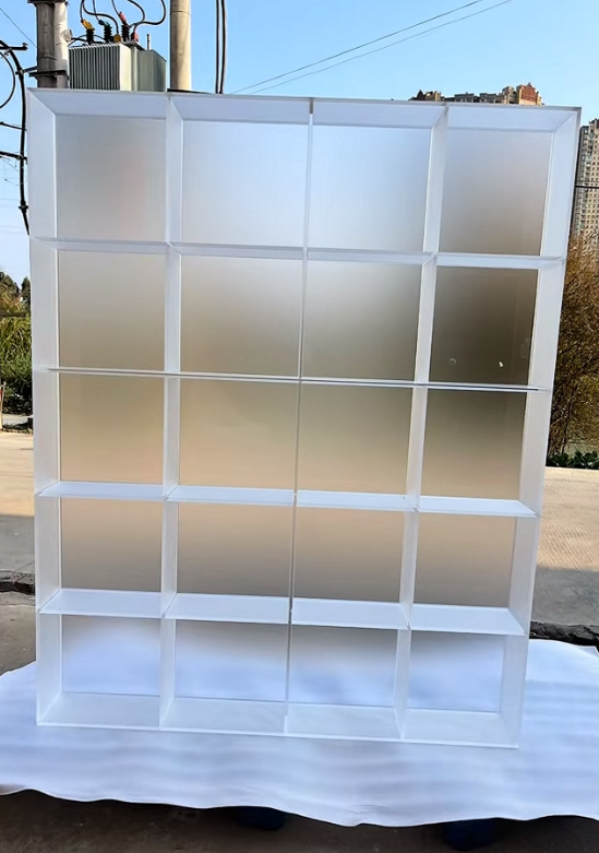 PC Frosted Sheet Application 3 - Office Partition Bathroom Decorative Panel