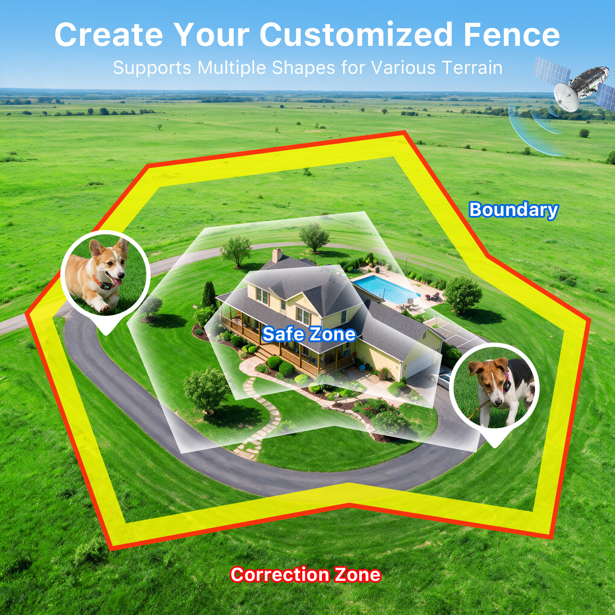 Customized Fence - Supports Multiple Shapes for Various Terrain