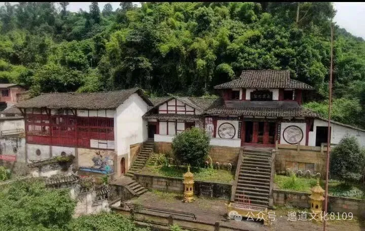 道观古建筑群外景