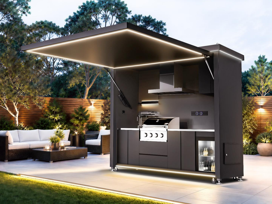 Outdoor Kitchen Island Deluxe