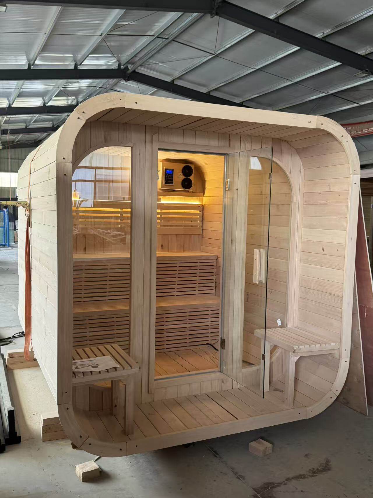 Infrared Sauna 3-Person Corner