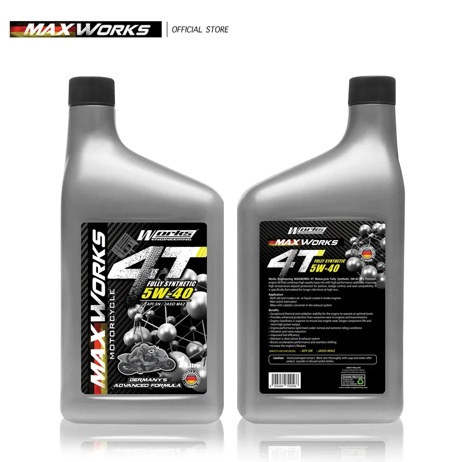4T 全合成摩托车机油 5W-40(MA2)