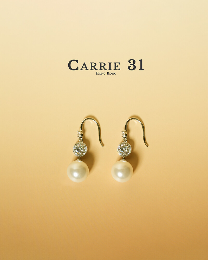 S925 Silver Pearl Hook Earrings