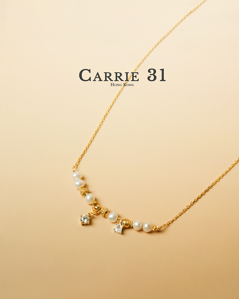 Stellar Drop Necklace, S925 Sterling Silver