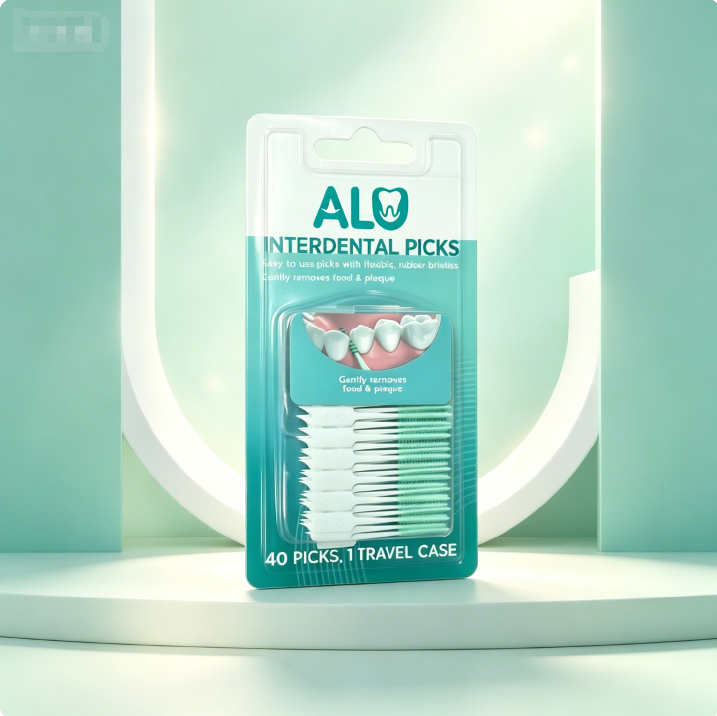 Soft Rubber Interdental Brushes 40 Pack