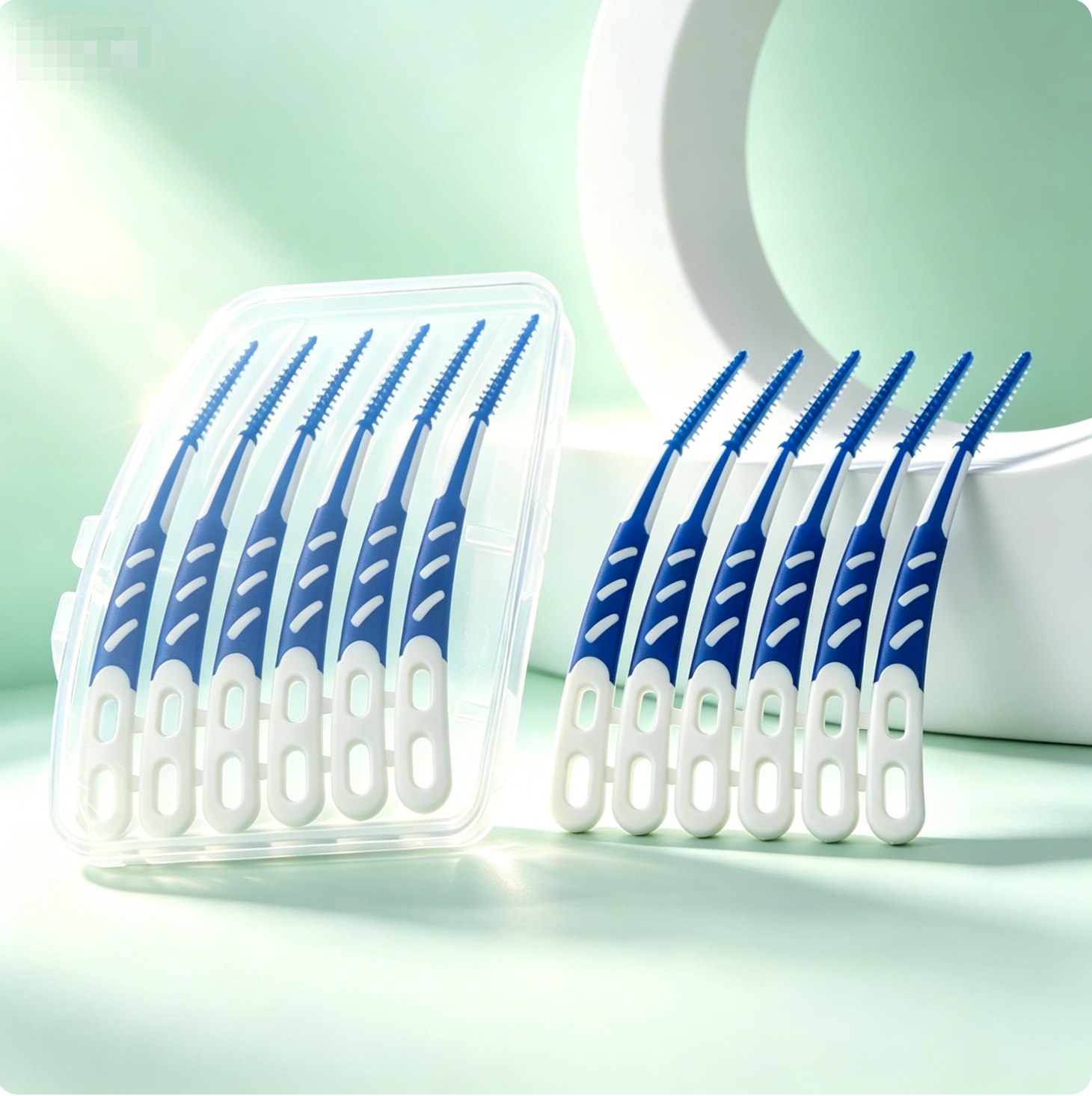 Curved Soft-Jelly Interdental Brush