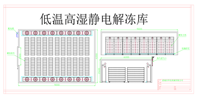 低温高湿静电解冻库