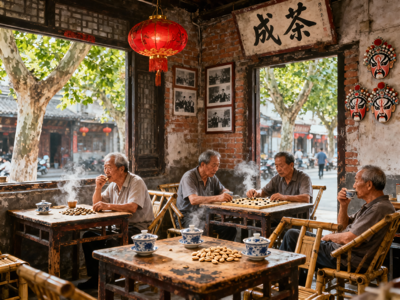 Chengdu Tea House & Mahjong Experience