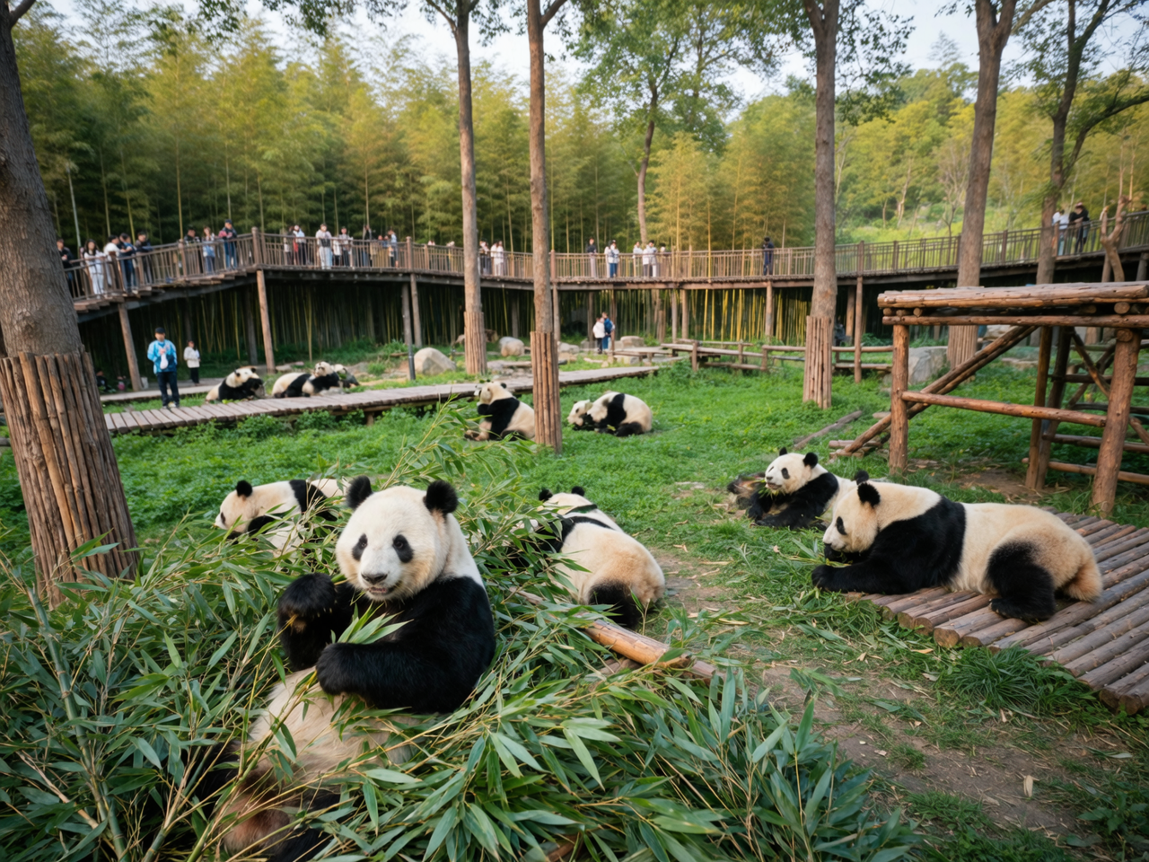 Giant Panda Breeding Center Morning Tour
