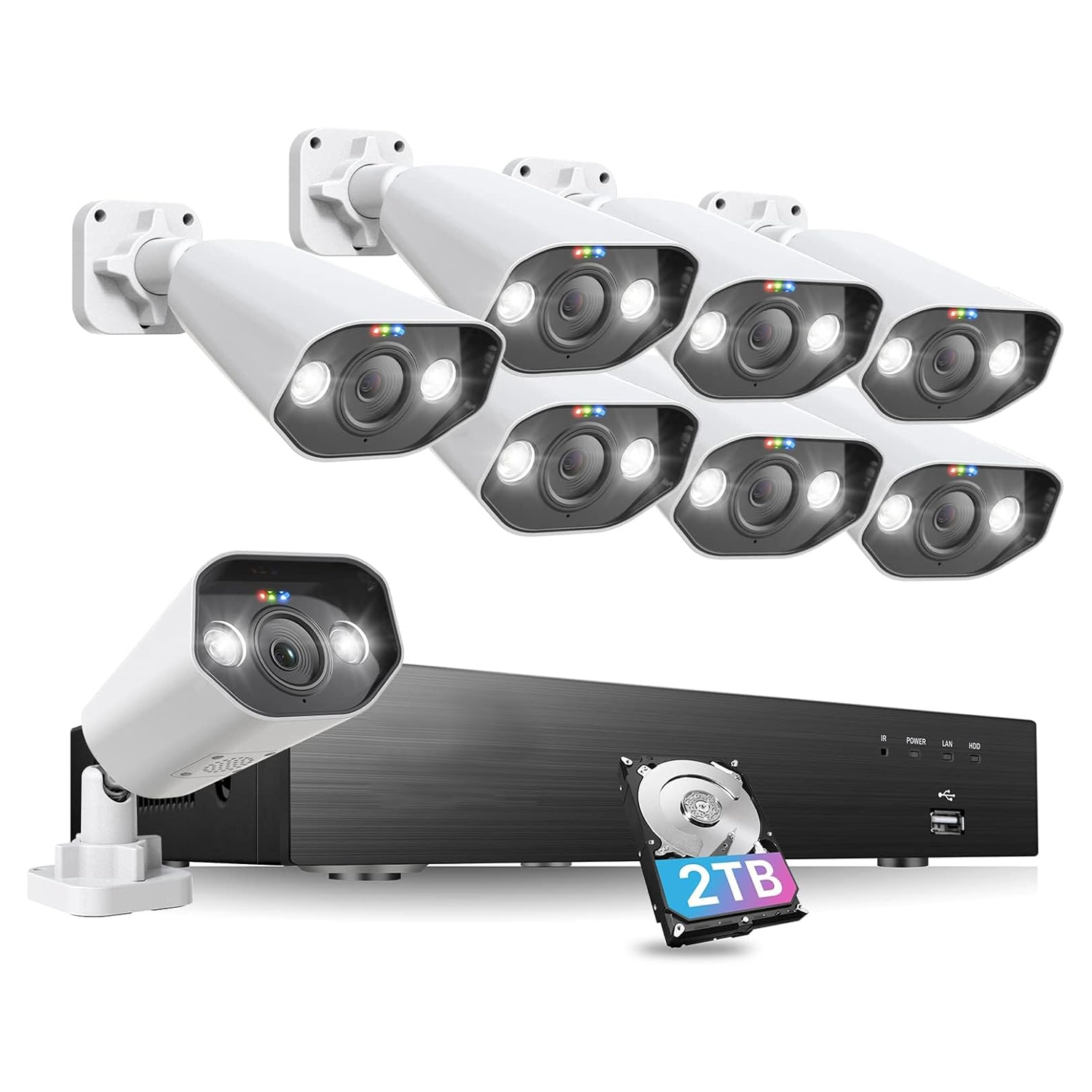 4K AI 16CH Expandable PoE Kit