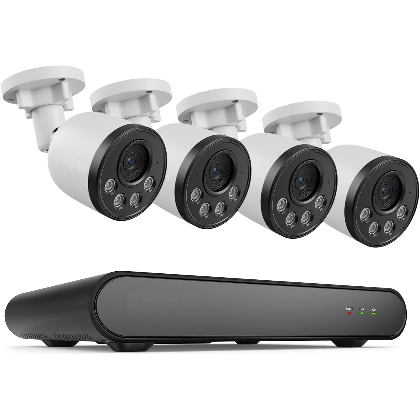 4MP AI PoE CCTV System