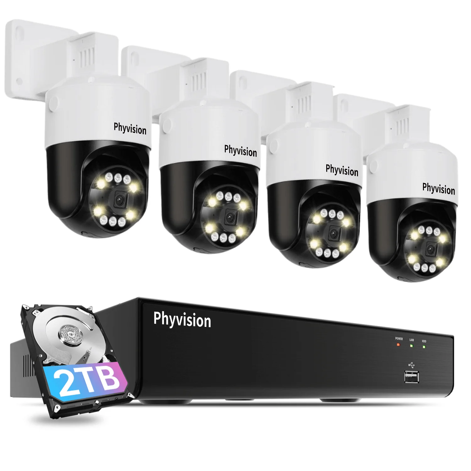 5MP AI Security Camera System