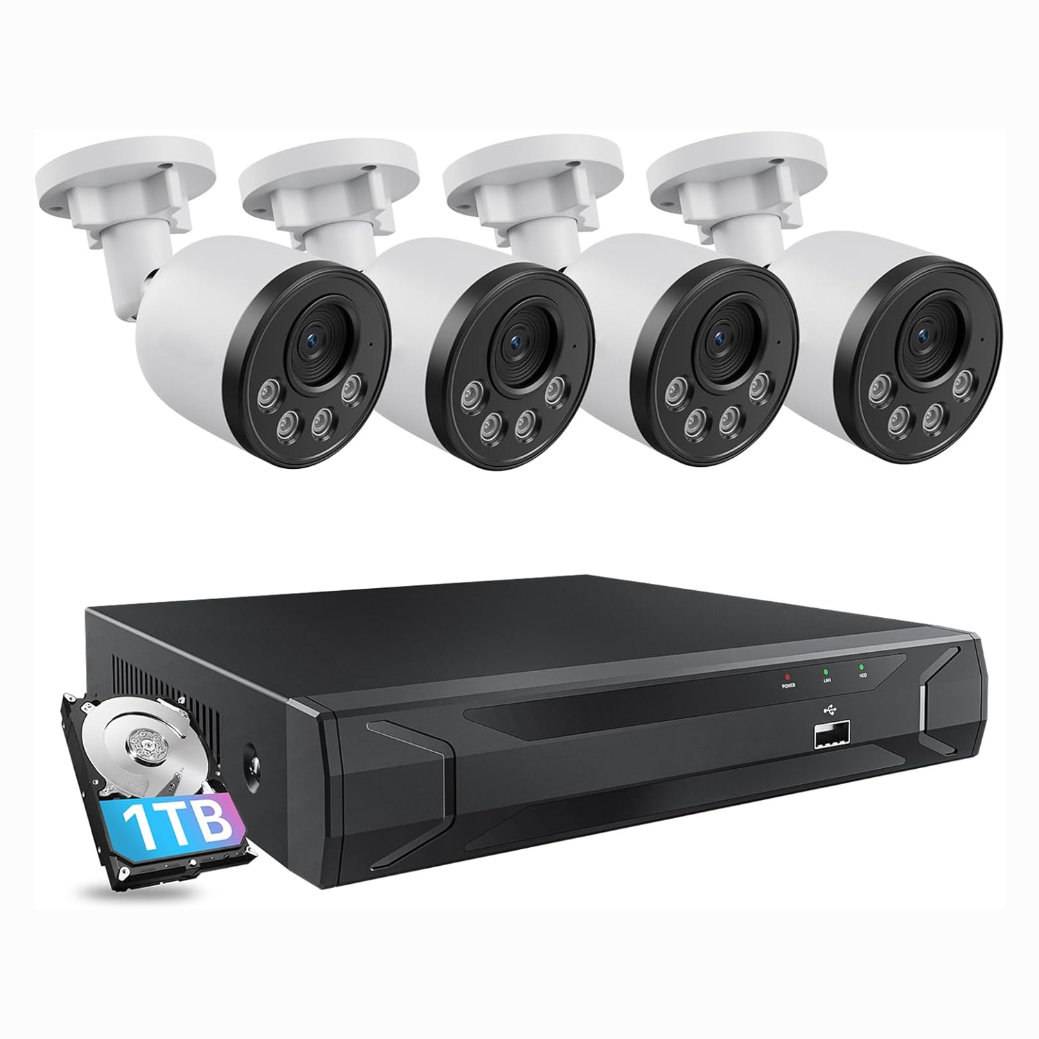 8CH 4MP PoE Security Kit