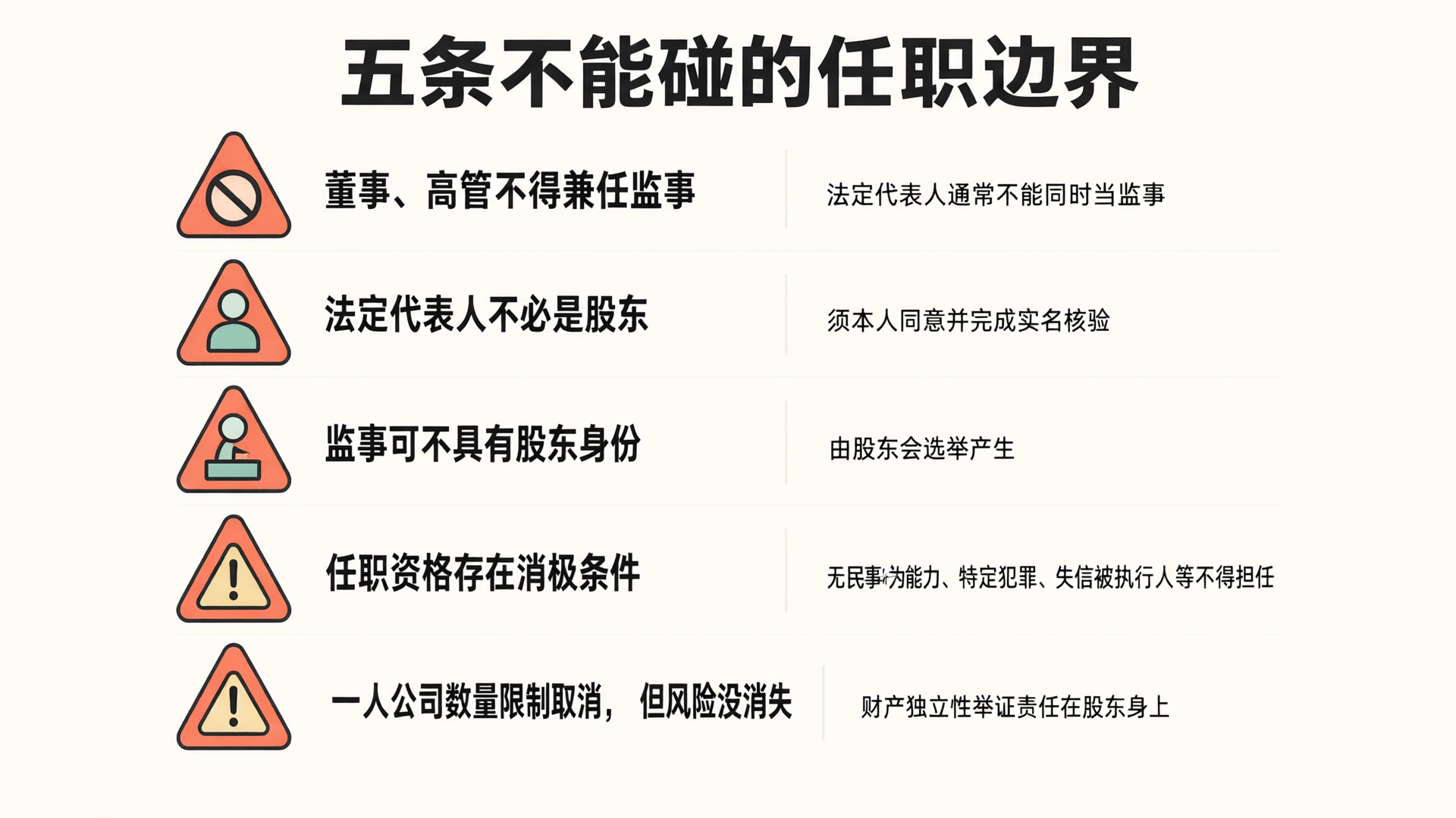 五条不能碰的任职边界