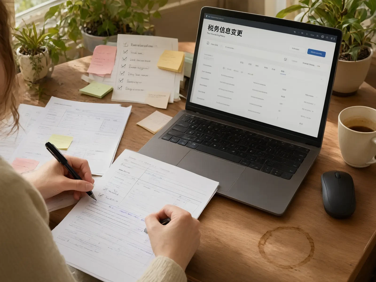 变更后税务银行信息同步工作