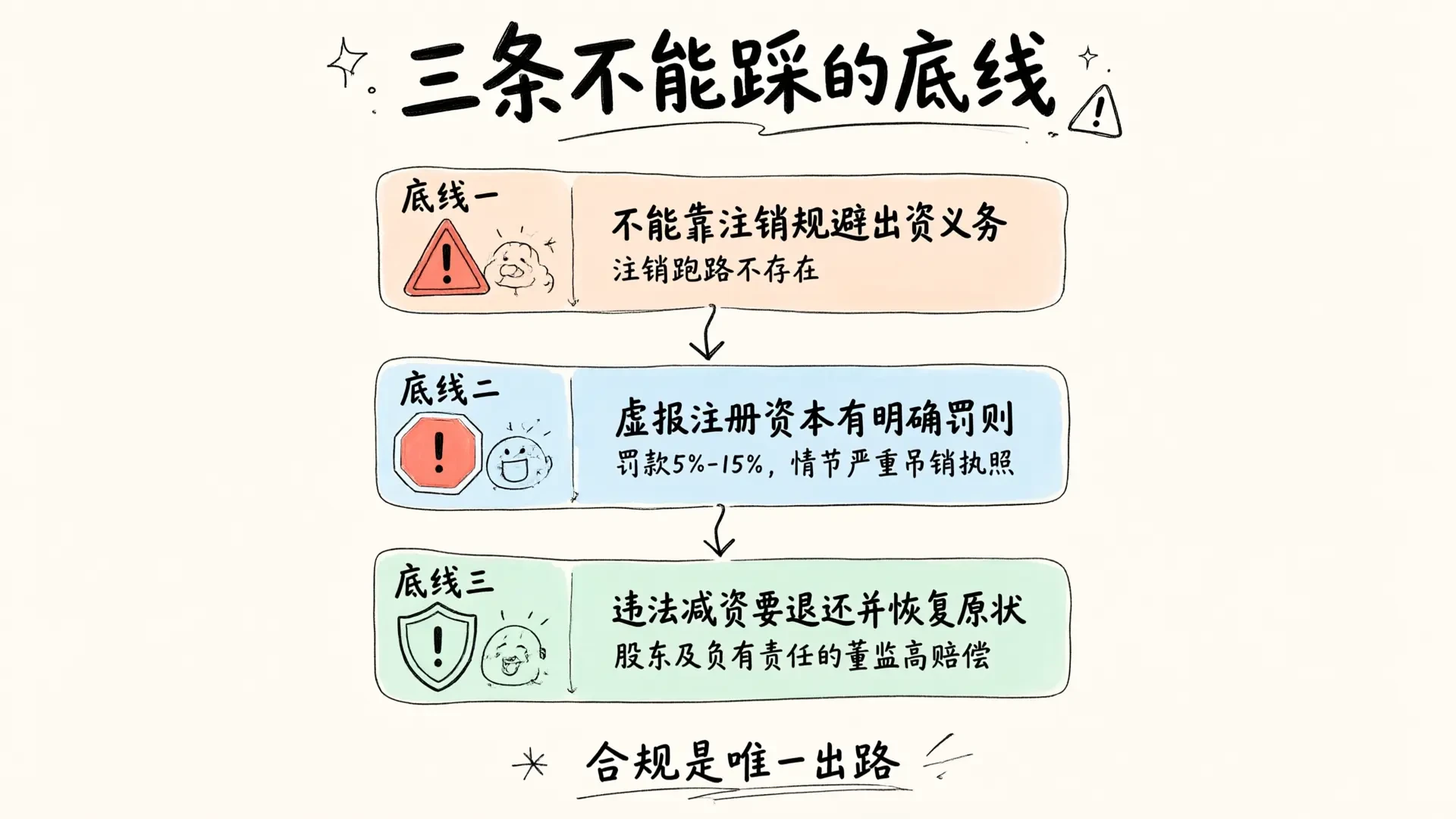 三条不能踩的底线