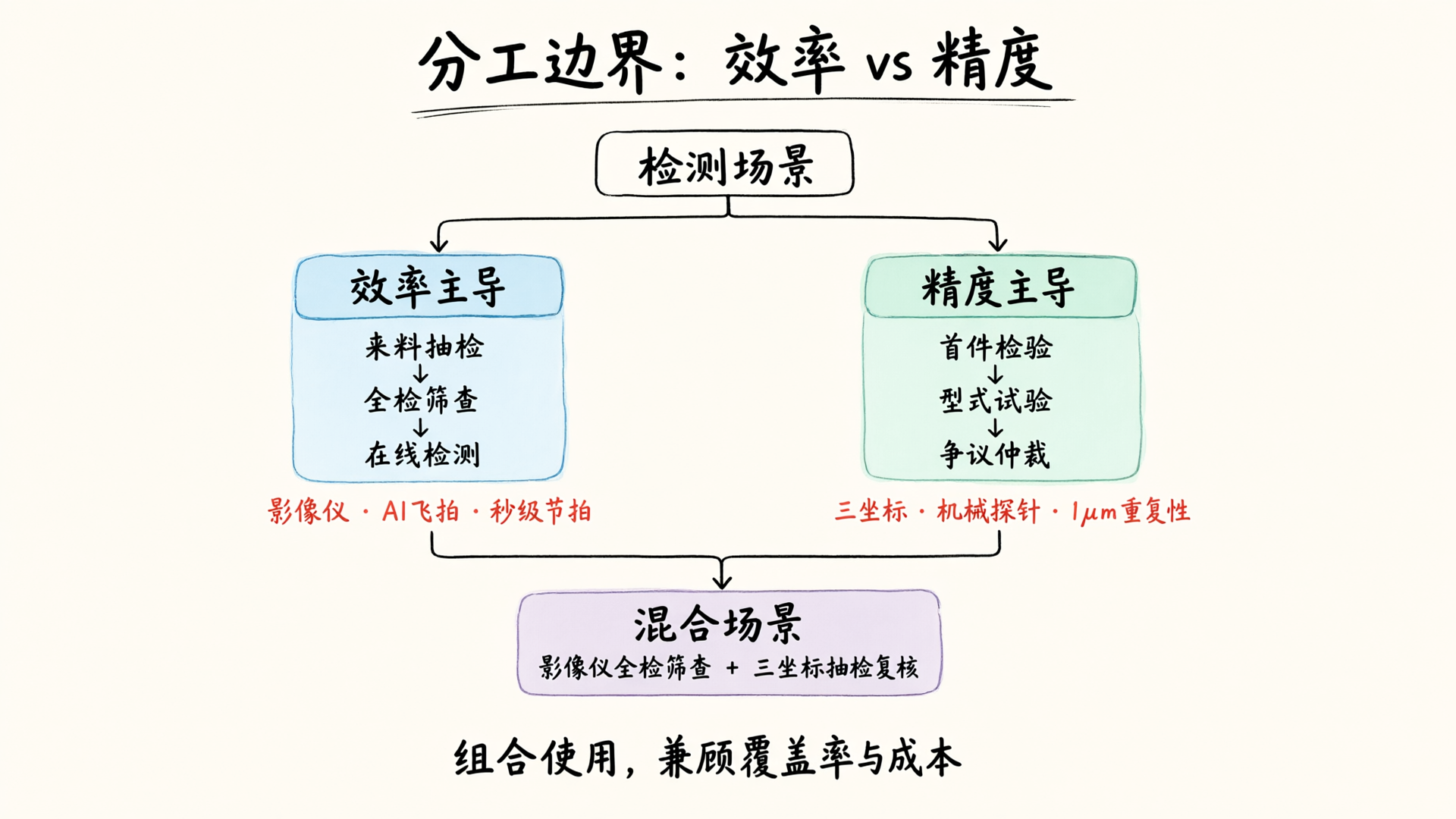 Division of Labor Boundaries: Device Selection Logic for Efficiency vs. Precision Scenarios
