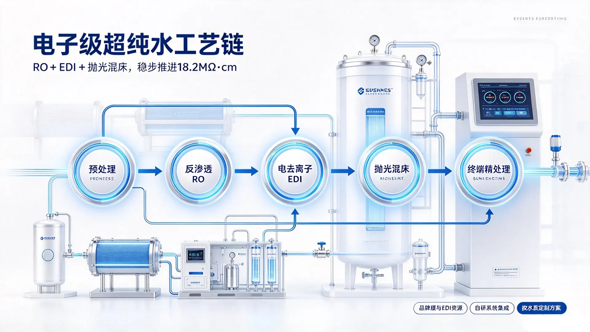 How to Build an Industrial Ultrapure Water System for the Electronics and Semiconductor Industry: A Review of Customer Requirements from Leading Players Like BOE
