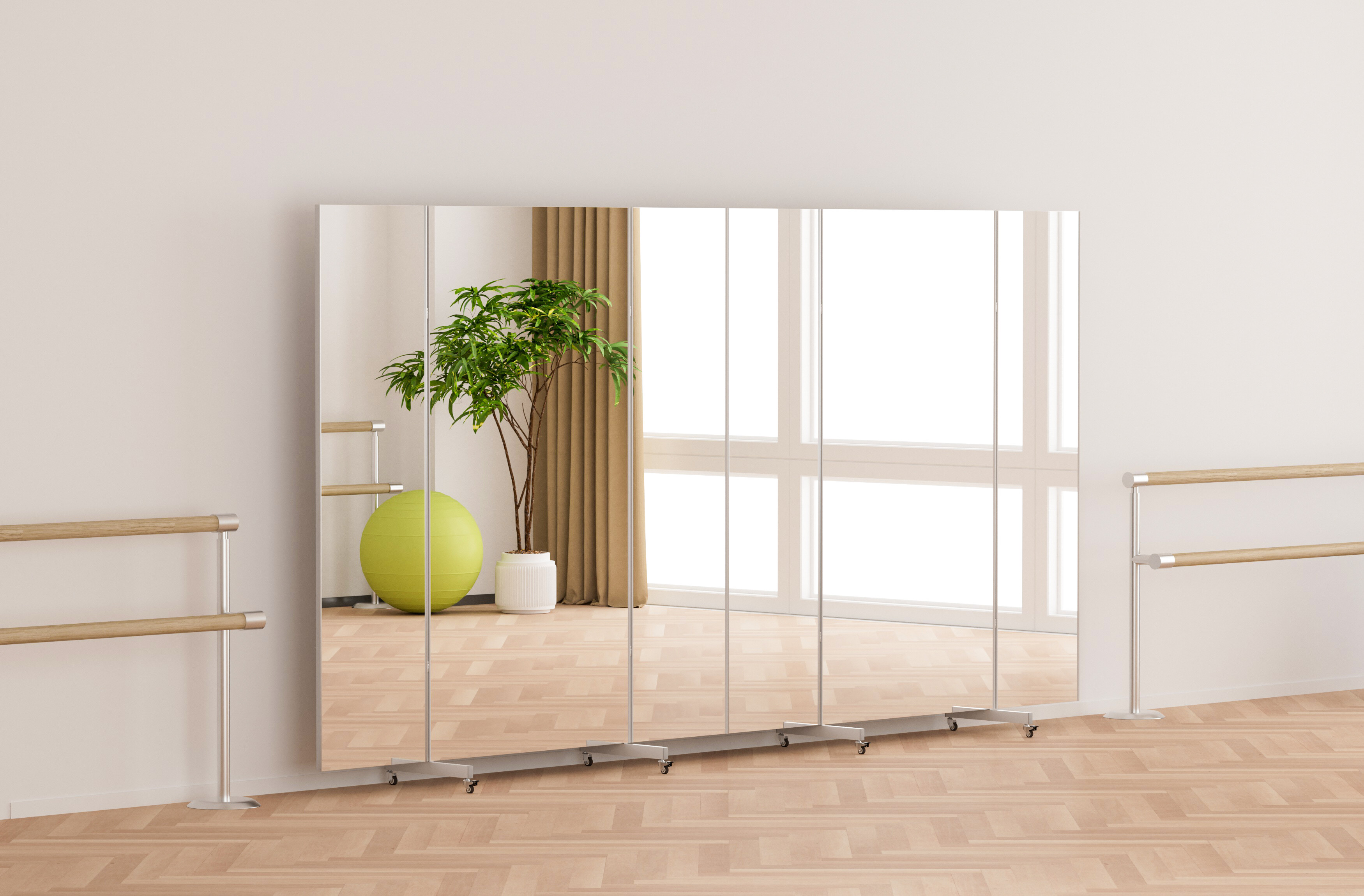 Foldable Nanomirror - NovaSafeBright shatterproof nanomirror with FN Series