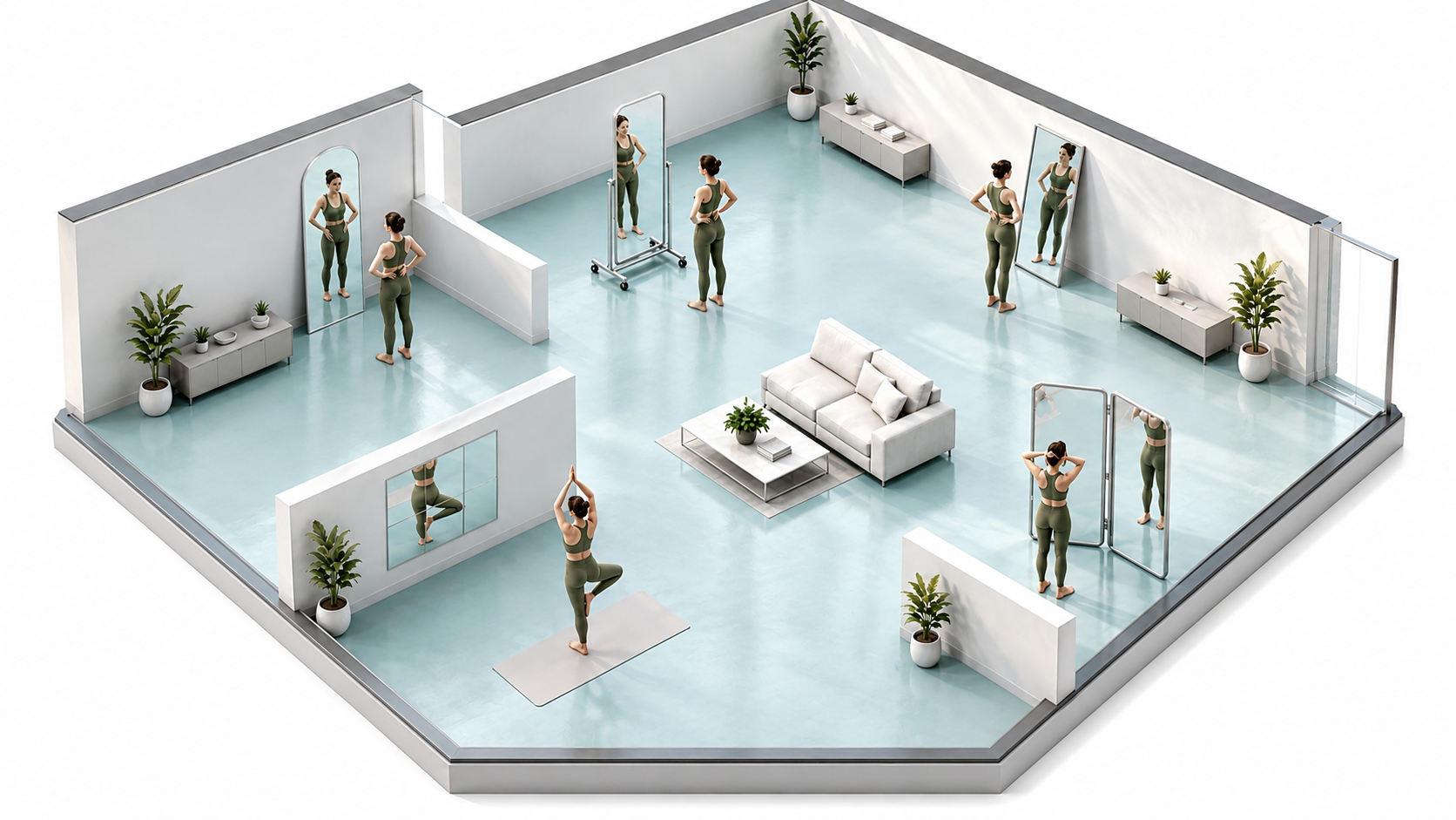 NovaSafeBright nanomirror application showcase