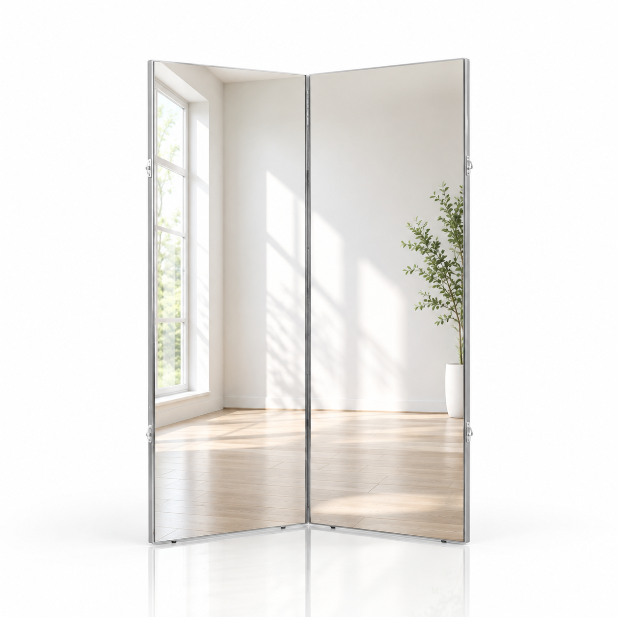 Bifold Glassless Mirror - NovaSafe nanomirror product
