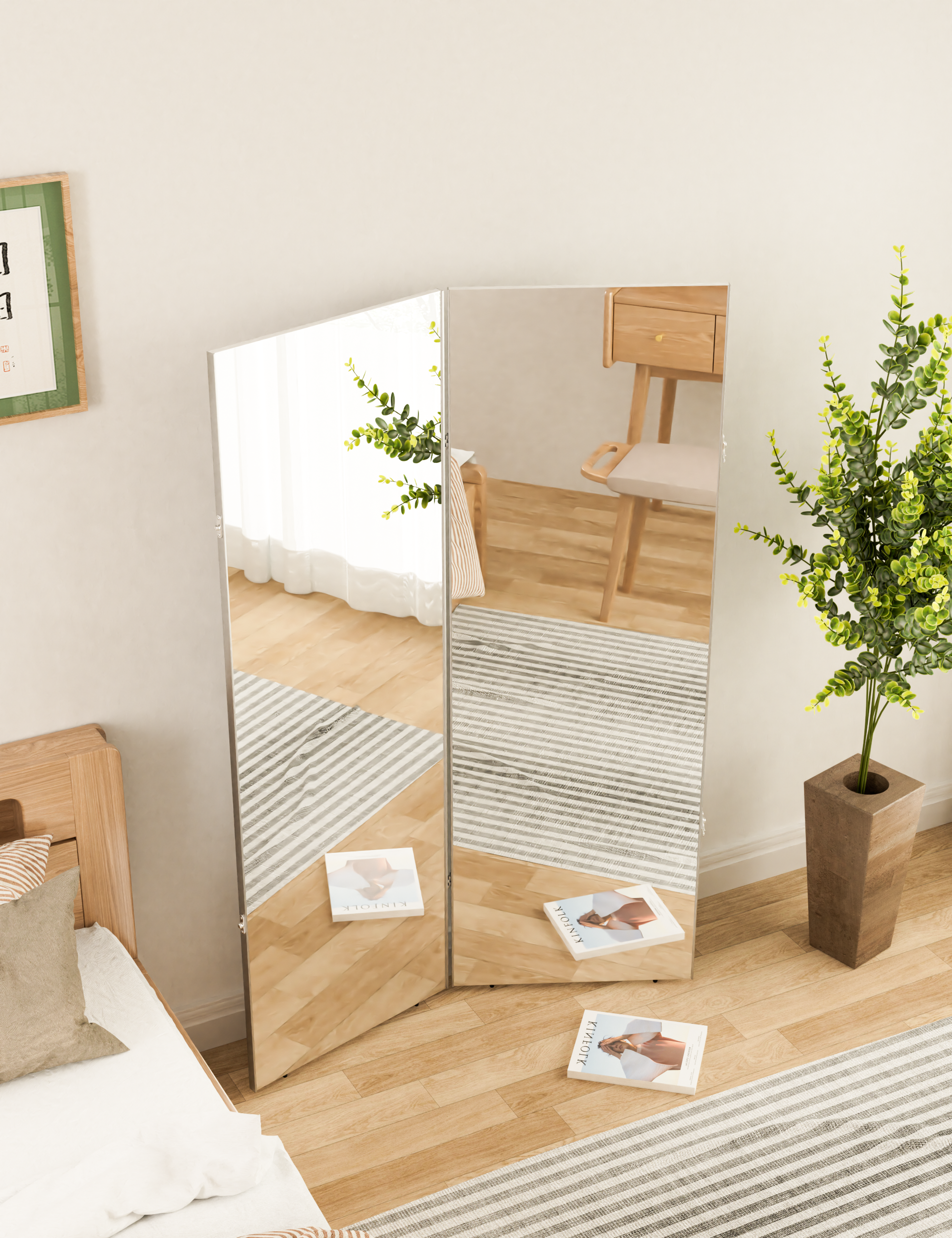 Foldable Series - NovaSafe shatterproof glassless mirror
