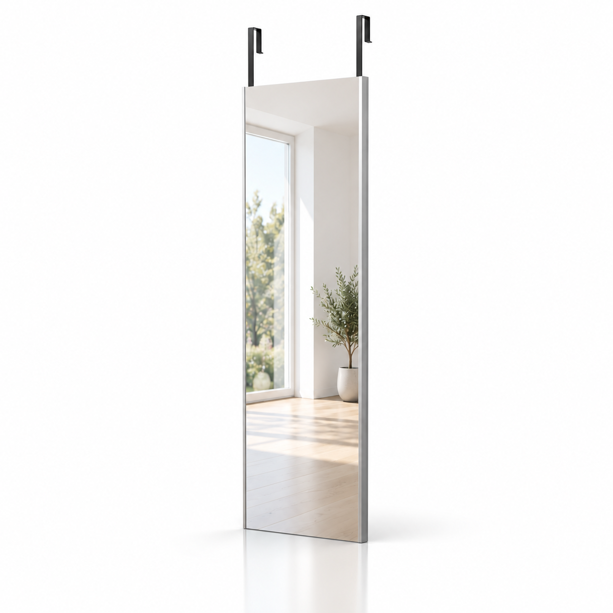 Over-the-Door Glassless Mirror - NovaSafe nanomirror product