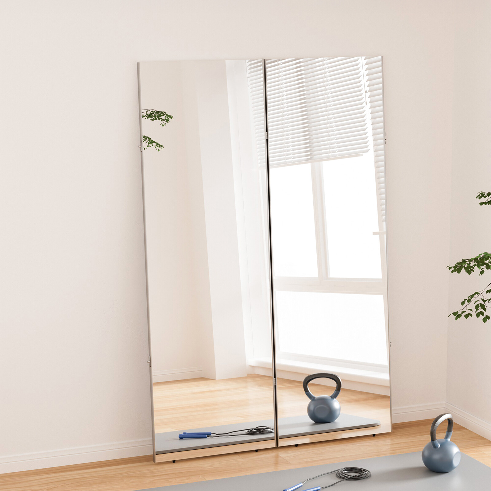 Foldable Nanomirror - NovaSafeBright nanomirror product