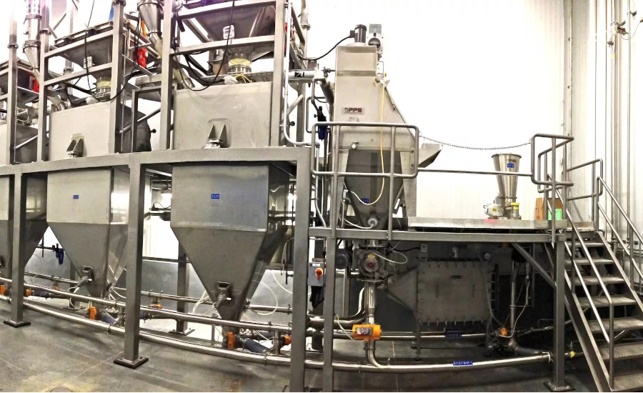 API Crushing and Packaging Production Line