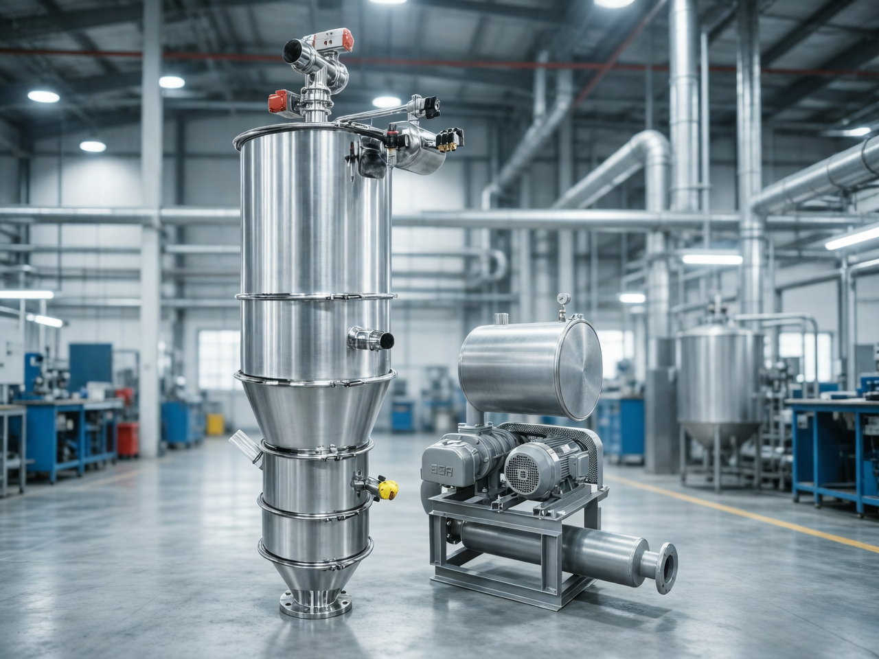Lithium Battery Cathode and Anode Material Handling System