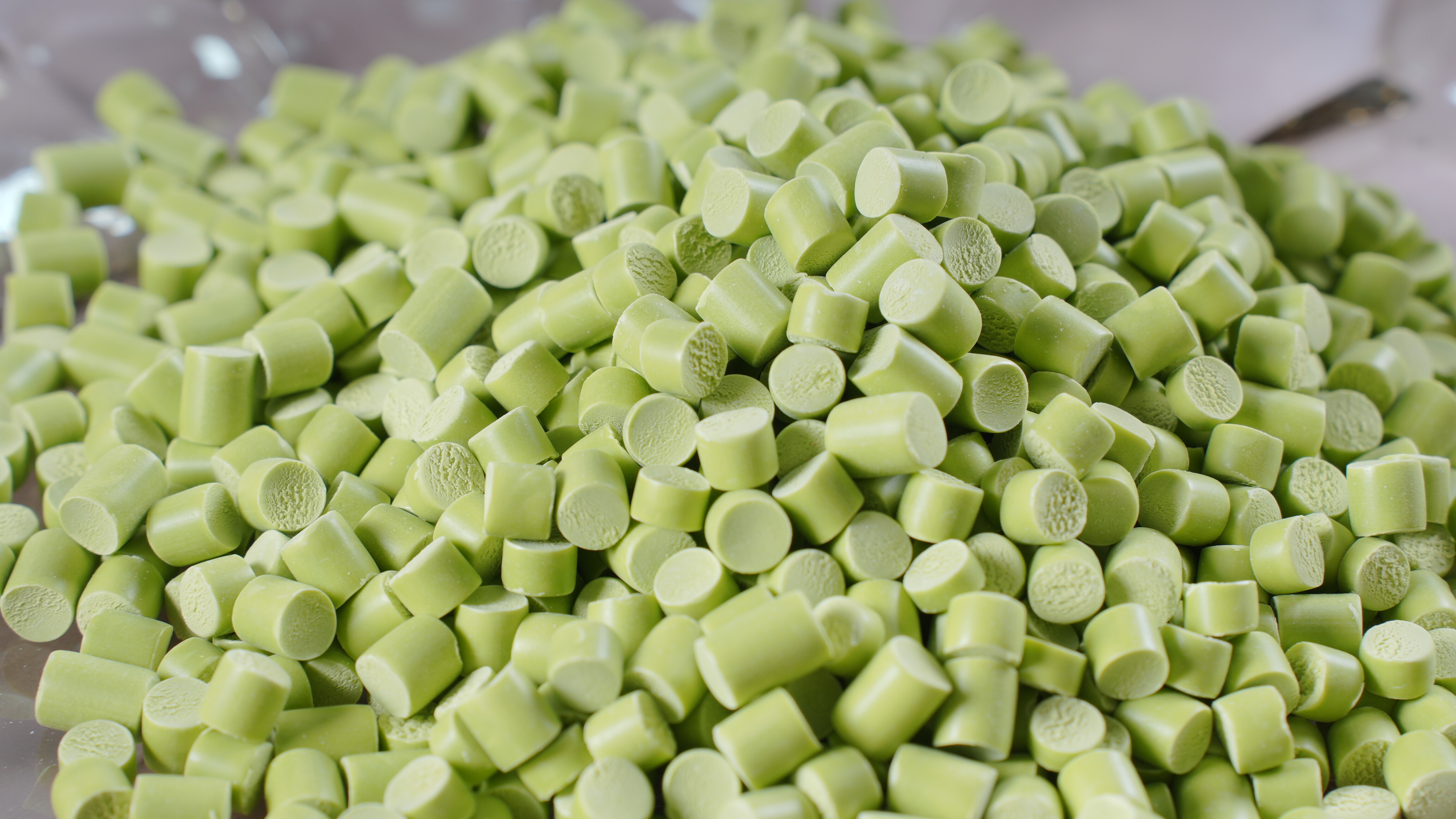 Green PVC Pellets (Custom)