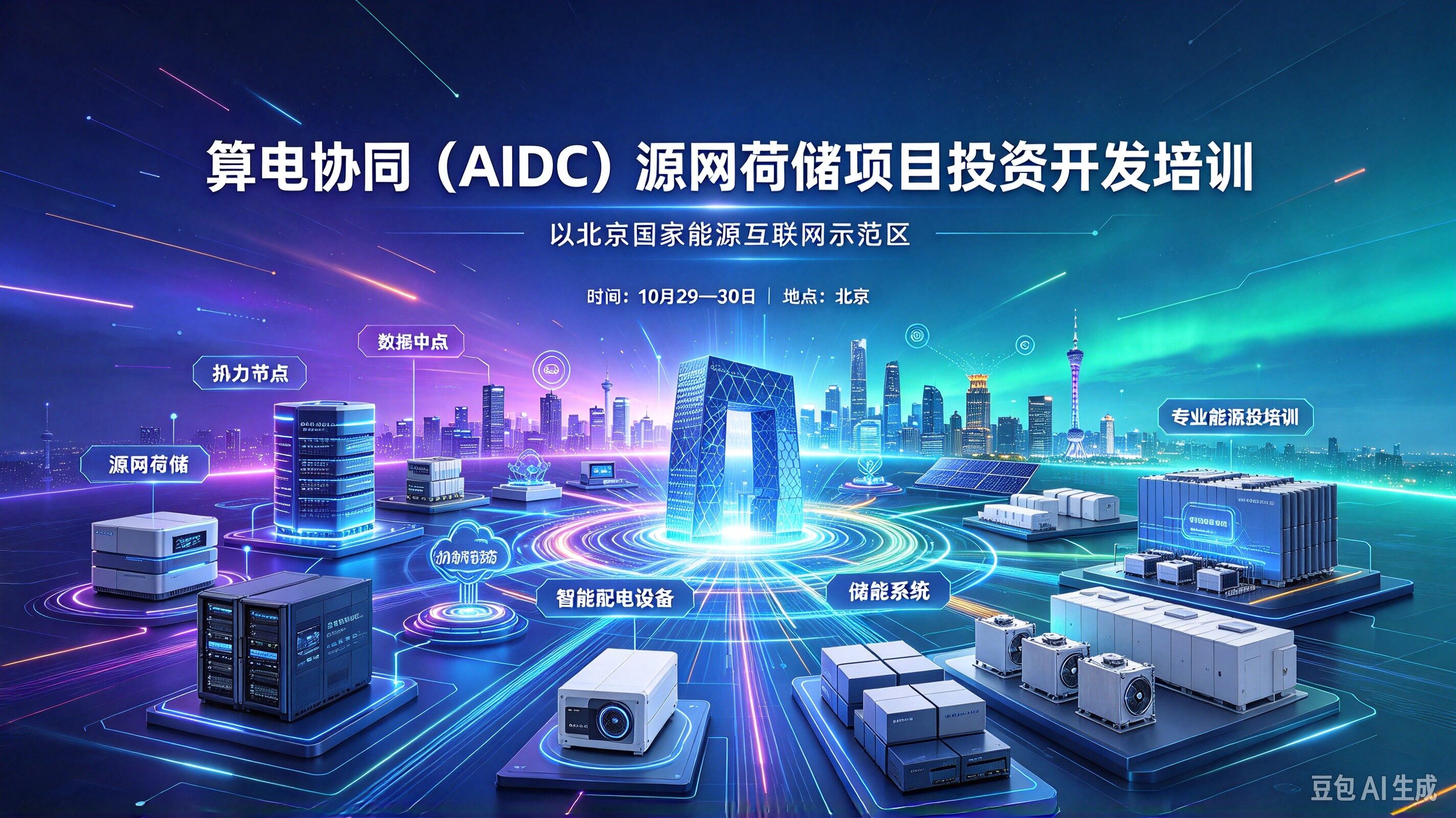 Training on Investment and Development of Power-Computing Synergy (AIDC) Source-Grid-Load-Storage Projects