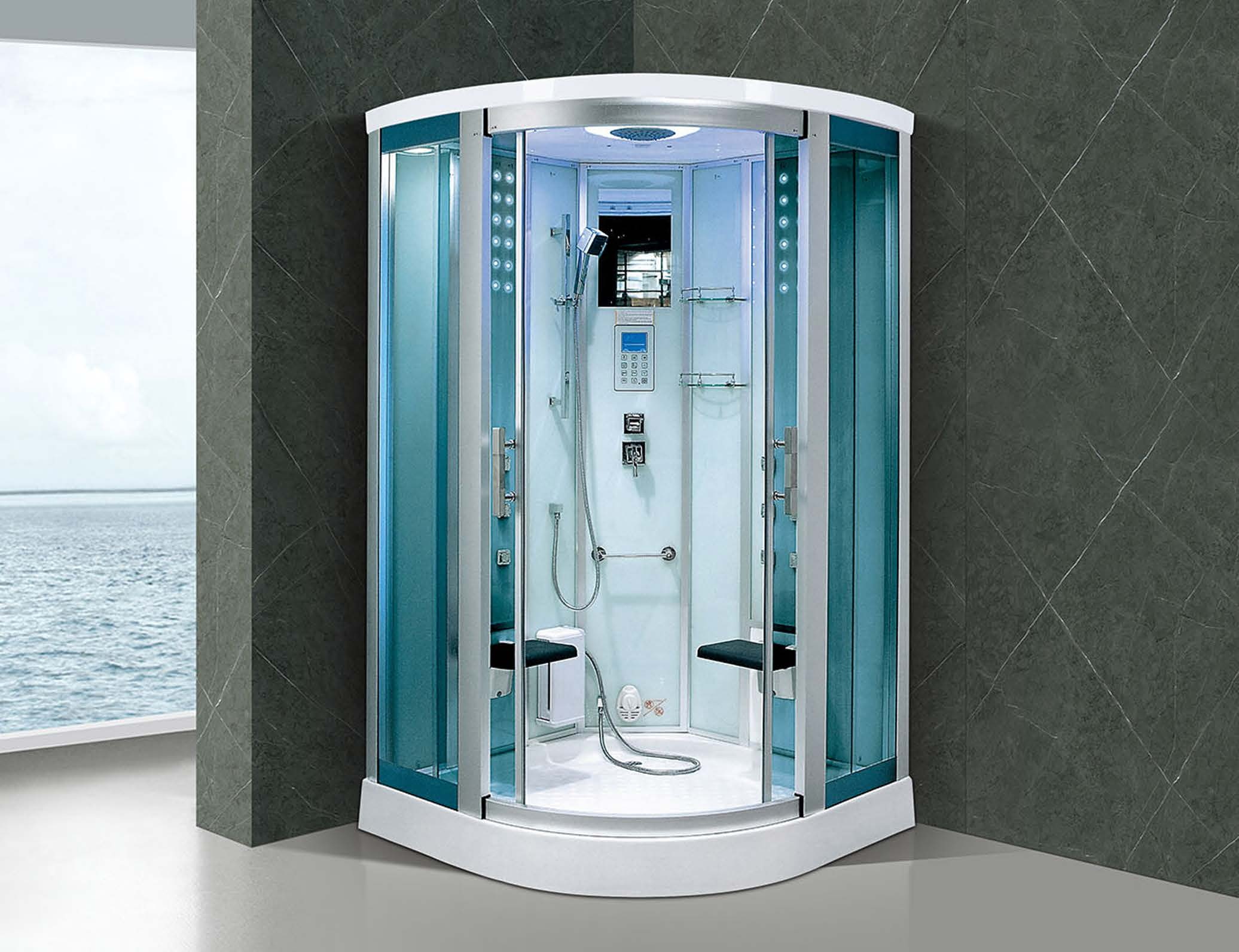 Curved Shower Enclosure