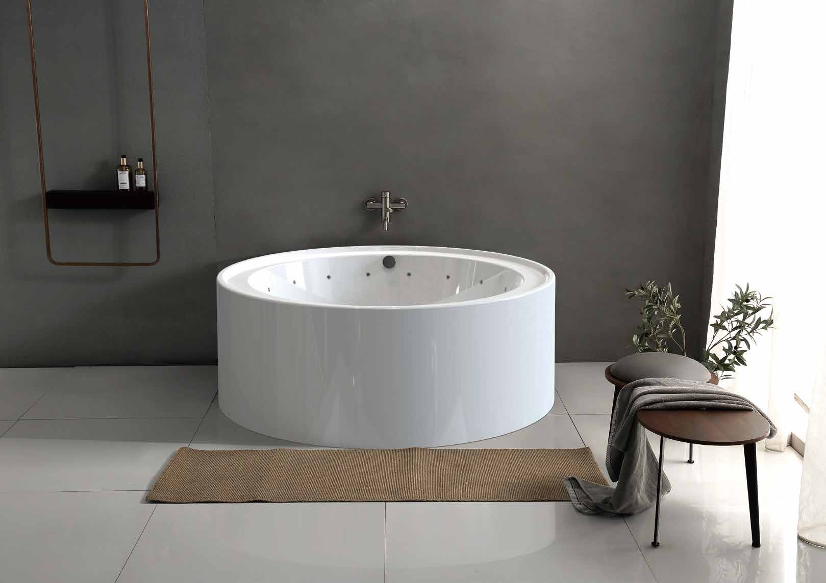 Round Massage Tub