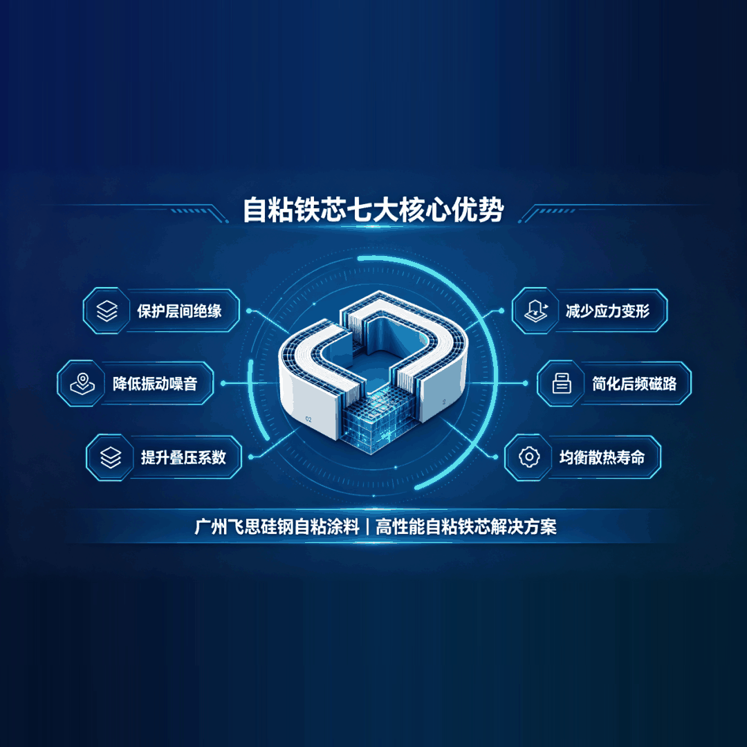 Self-Adhesive Cores vs. Riveted & Welded: 7 Key Advantages | Guangzhou Feisi Silicon Steel Self-Adhesive Coating
