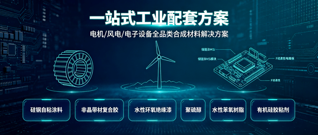 What adhesive for amorphous strip? Insulation and bonding solutions for motors, wind power, and electronics across all categories.