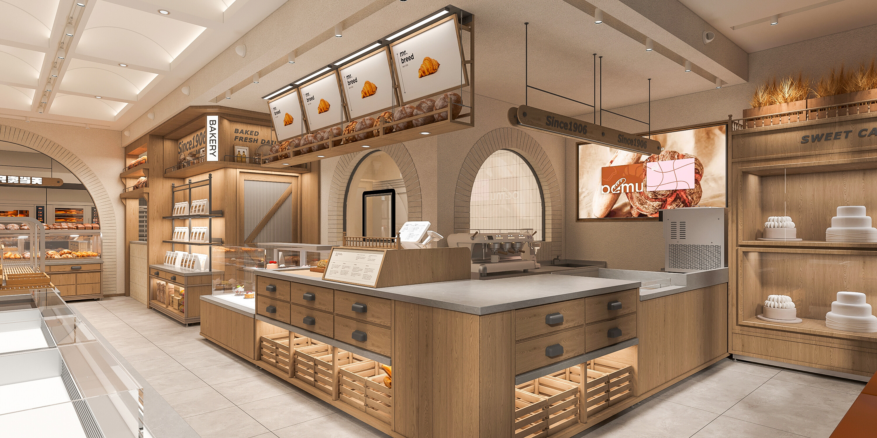 Chain Bakery Brand Nationwide Store Configuration