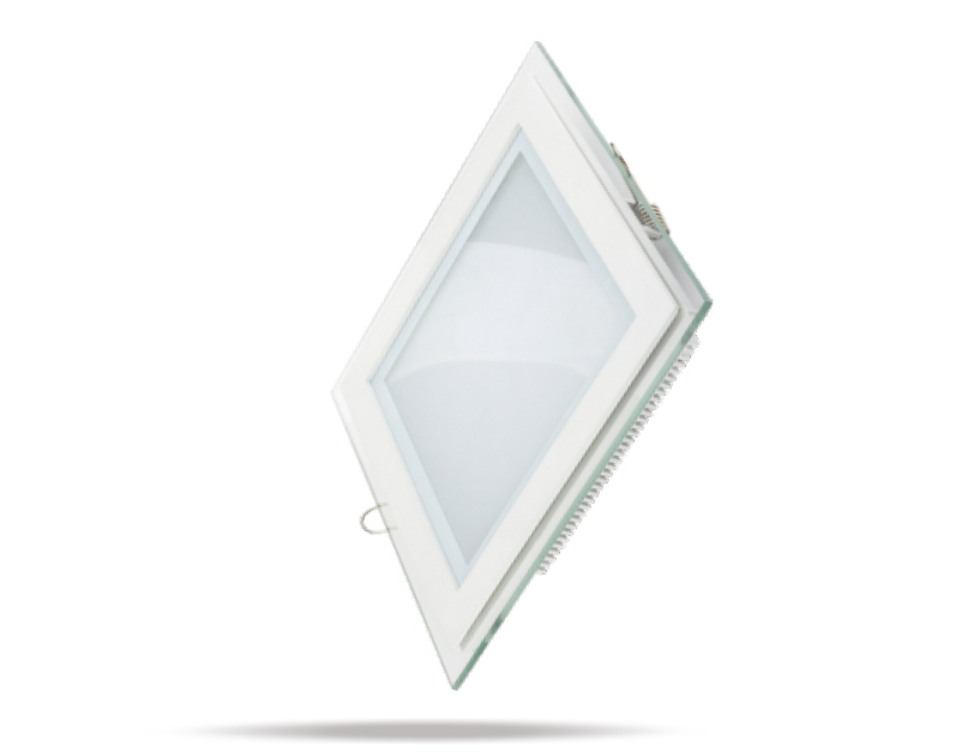 Glass Round and square Recessed LED Panel Light - Image 1