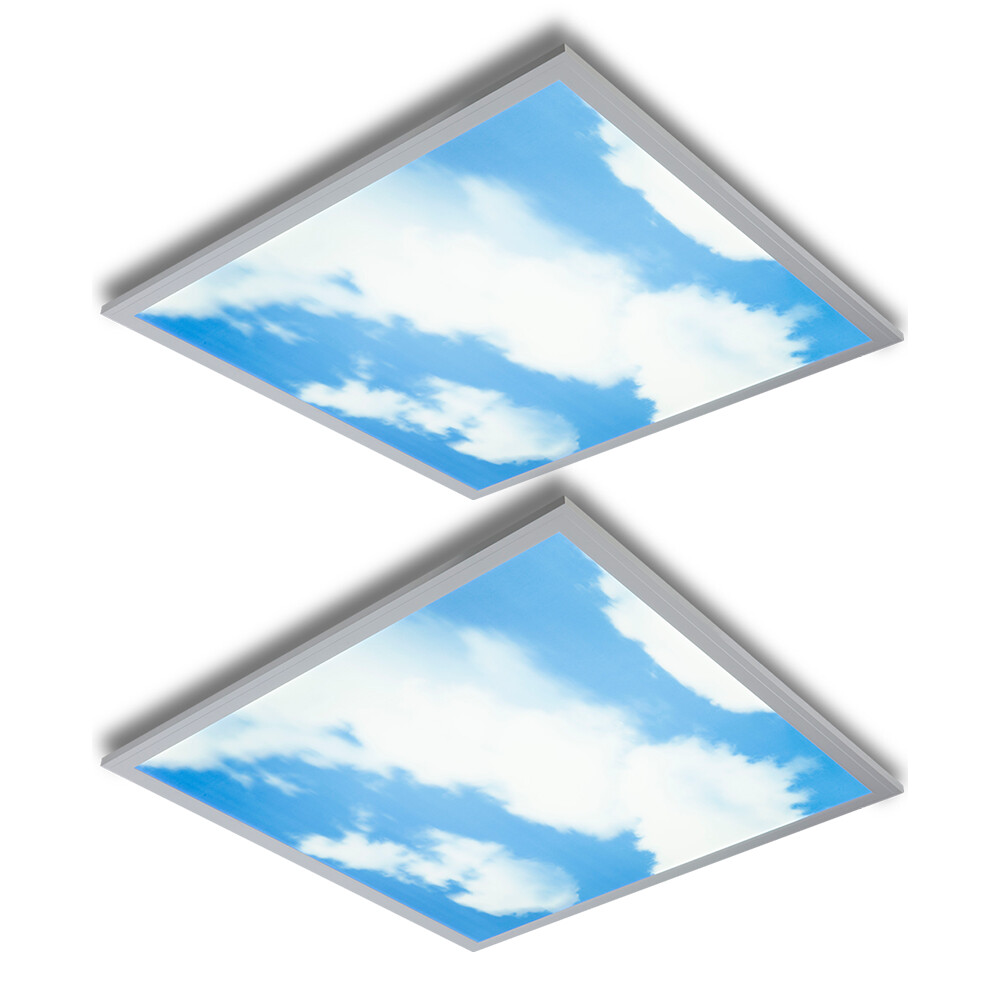 Sky Scene Blue Sky and Clouds Integrated LED Ceiling Panel Light 40W
