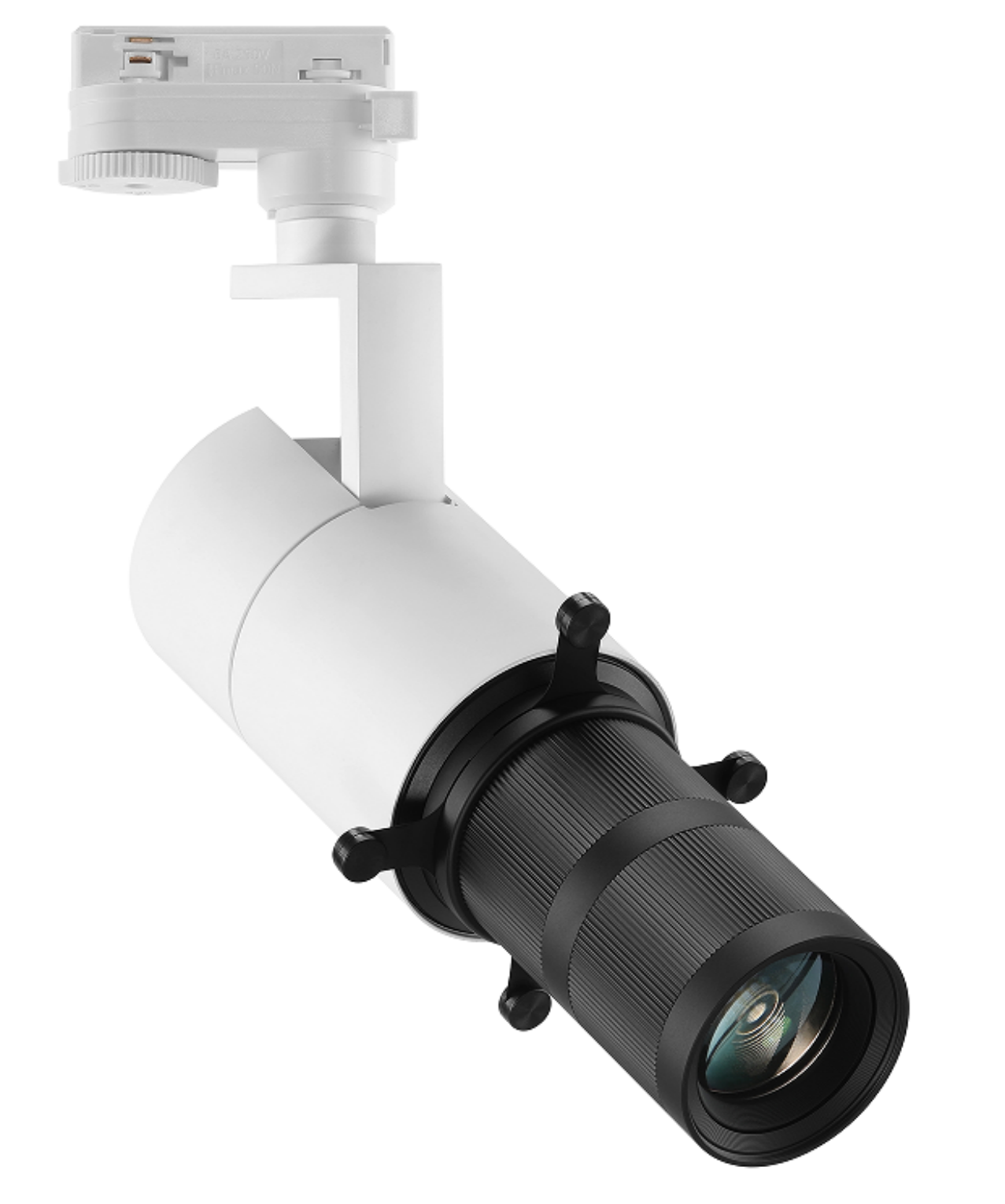 TC-XF8035-LED Track Framing Projector Spotlight, Zoomable Focus Museum Gallery Painting Light