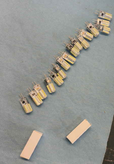 G4 LED Bulb 12V 2W/3W, Mini Bi-Pin COB/SMD Silicon Corn Light Lamp - Image 1