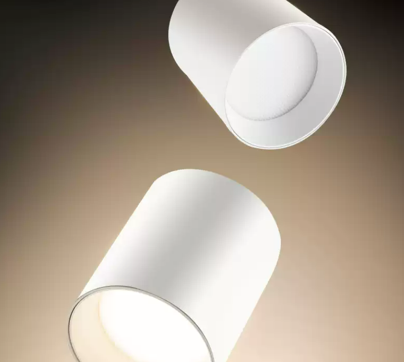 Modern Cylindrical Surface Mounted Ceiling Spotlight,