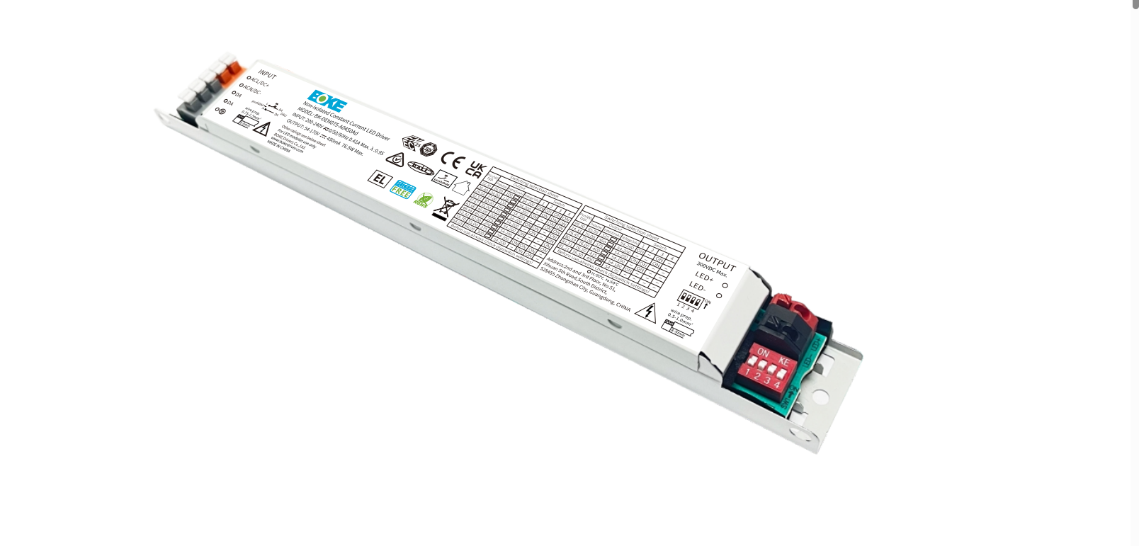 Non-isolated constant current linear driver dimmable BK- DENXXX Series(DALI-2+pushDIM)