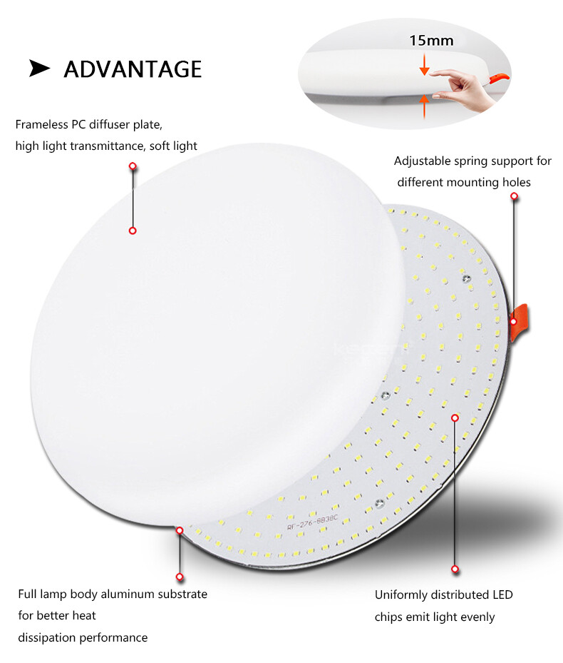 Frameless Super Slim LED DownLight - Thumbnail 3