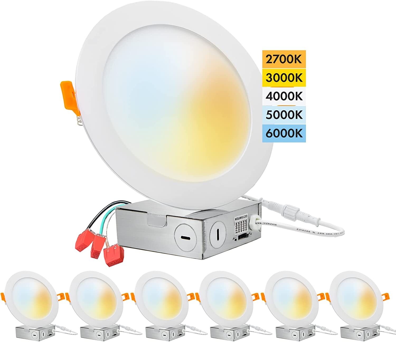 Recessed super slim 5CCT LED panel Light Downlight  - Thumbnail 3